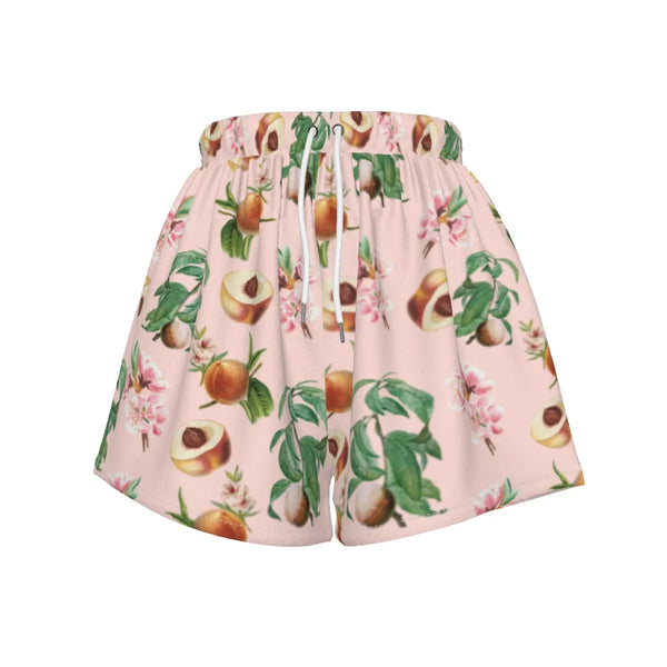 Peaches and Blossoms Women's Sport Shorts – Aunt Matilda's Steampunk Trunk