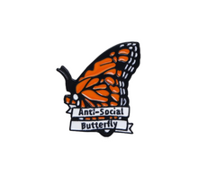  Antisocial Butterfly Tack Pin