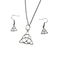  Celtic Triquetra Jewelry Set