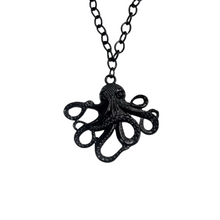  Black Octopus Necklace