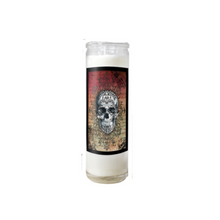  Red Sugar Skull Candle