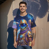 Steampunk Spacewalk All-Over Print 100% Cotton T-Shirt