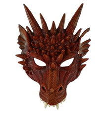  Red Rubber Dragon Mask