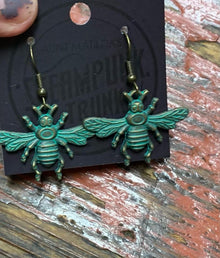  Patina Bee Earrings
