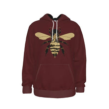  Clockwork Bee Pullover Pocket Hoodie