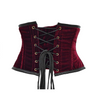 Maroon Velvet Waist Cincher