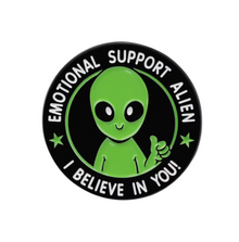 Emotional Support Alien Tack Pin