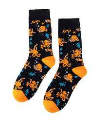  Little Orange Octopus Socks