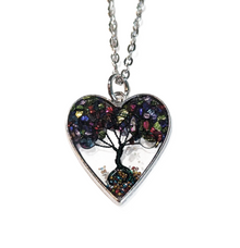  Glass Tree Of Life Necklace