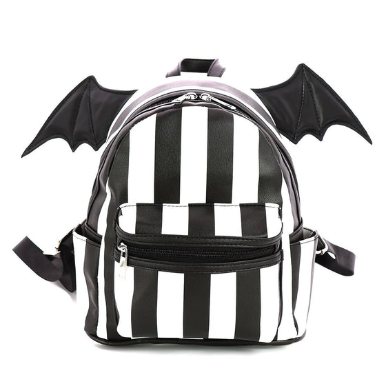 Bat Wing Stripped Backpack