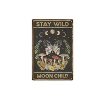  Metal Moon Child Sign