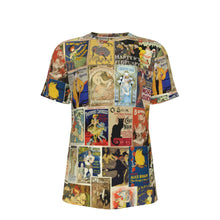  Art Nouveau All-Over Print T-Shirt