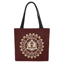  Private Eye Allover Print Tote Bag