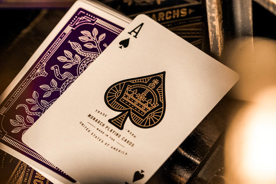 Theory 11 Purple Monarchs Playing Cards