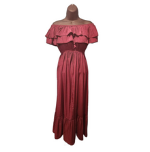  Purple Chemise Peasant Dress