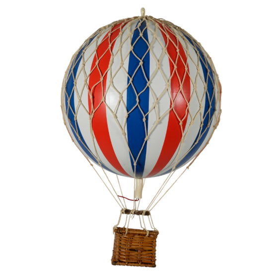 Hot Air Balloon Red White Blue Small