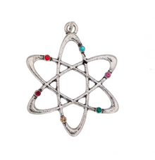  Rhinestone Atom Necklace