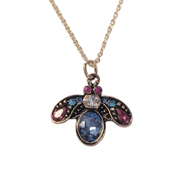 Colorful Flying Insect Necklace