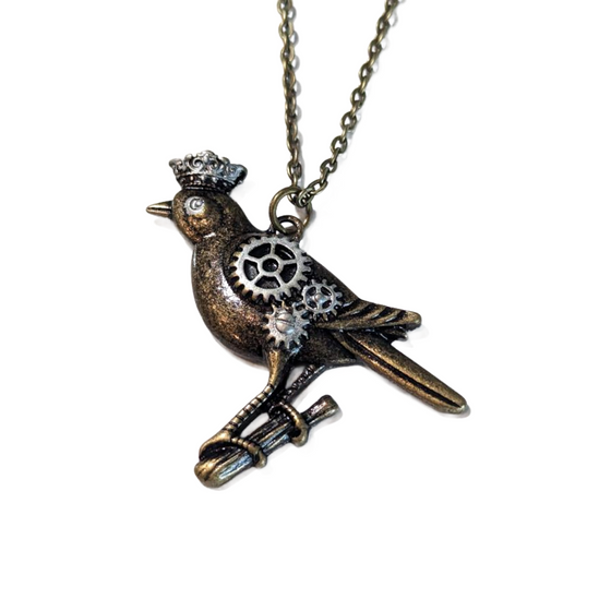 Steampunk Robin King Necklace