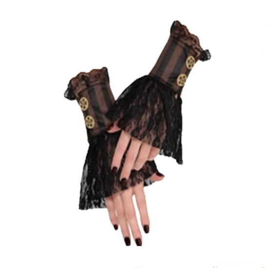 Steampunk Wrist Cuff-Pair