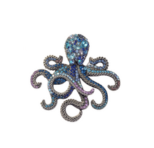  Turquoise Octopus Pin