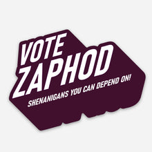  Vote Zaphod Decal