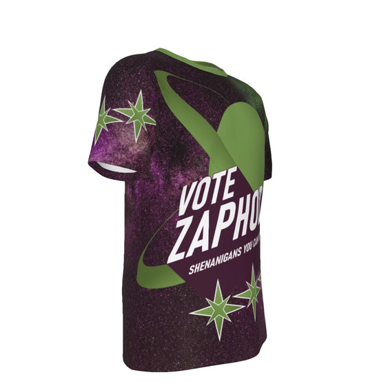 Vote Zaphod All-Over Print 100% Cotton T-Shirt