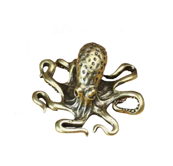 Brass Octopus Decor