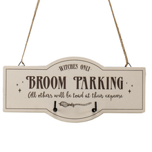  Broom Parking Sign