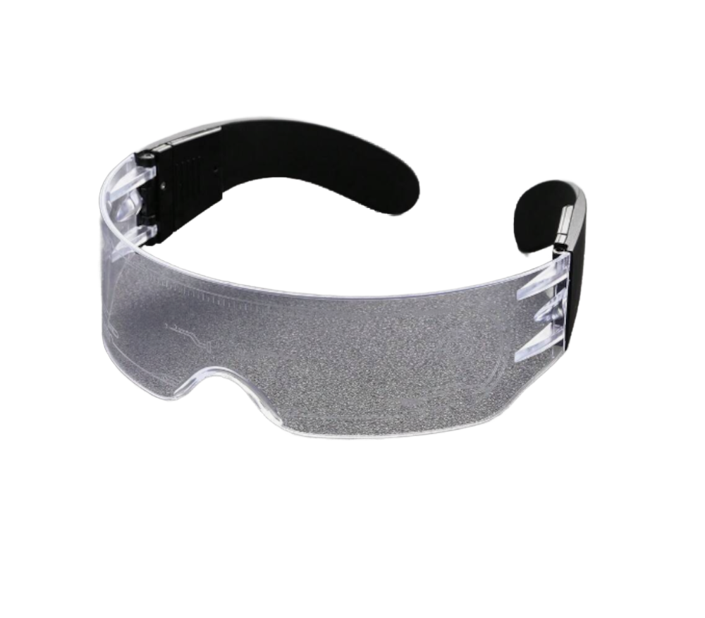MATAです₊⁎⁺˳✧༚ LED Cyberpunk Glasses – Aunt Matilda's Steampunk Trunk
