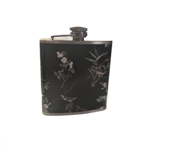 Stainless Steel Flask 6oz-Birds of a Feather