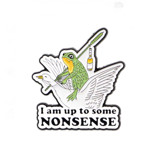Frog Nonsense Pin