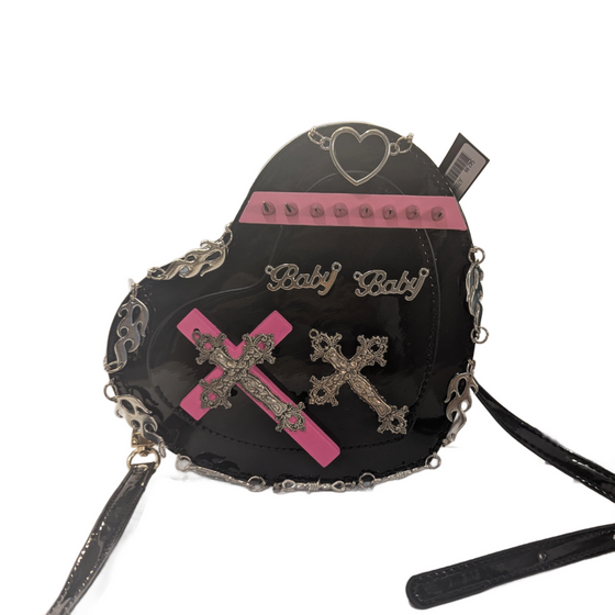 Goth Heart Shoulder Bag