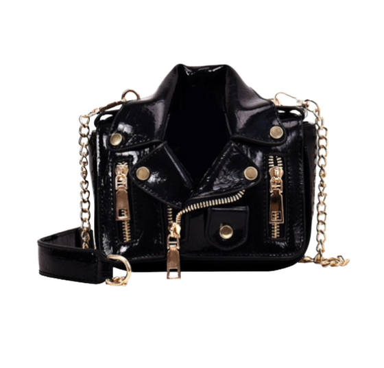 Mini Motorcycle Jacket Purse