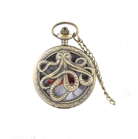 Octopus Pocket Watch