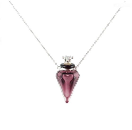 Purple Vial Necklace