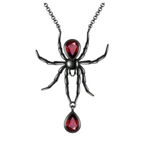  Venomous Vixen Red Spider Necklace