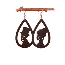  Silhouette  Skeleton Earrings