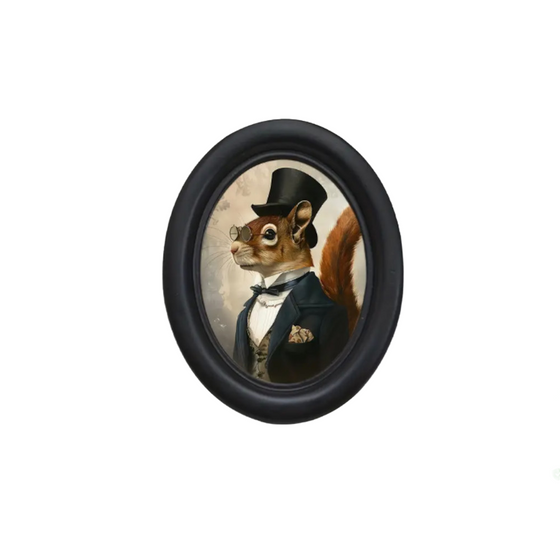Oval Framed Squirrel