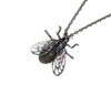 Tiger Eye Bee Necklace & Brooch