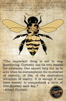  Clockwork Bee Poster (11" x 17")
