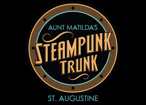 Aunt Matilda's Steampunk Trunk Postcards
