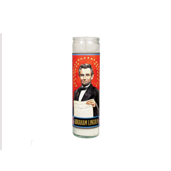 Abraham Lincoln Devotion Candle