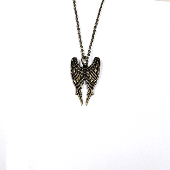 Double Angel Wing Necklace