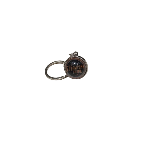 Aunt Matilda's Steampunk Trunk Glass Ball Key Chain