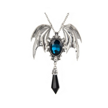  Crystal Bat Wing Pendulum Necklace