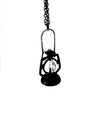 Black Lantern Necklace