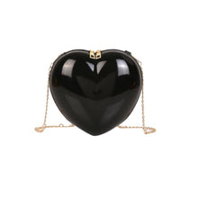  Black Heart Shoulder Bag