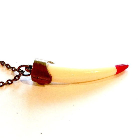 Bloody Vampire Fang Necklace
