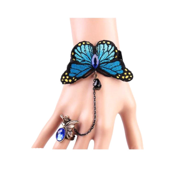 Butterfly Slave Bracelet Blue
